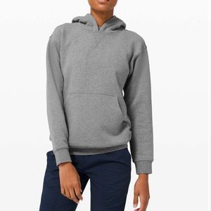 Lululemon All Yours Hoodie *Fleece Heathered Core Medium Grey